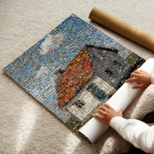 Crea online tu mosaico de fotos de tu casa con muchas fotos de la obra