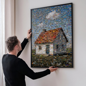Crea online tu mosaico de fotos de tu casa con muchas fotos de la obra
