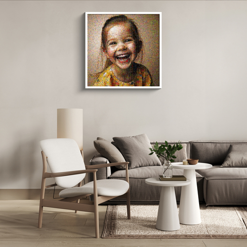 Fotomosaico infantil personalizado