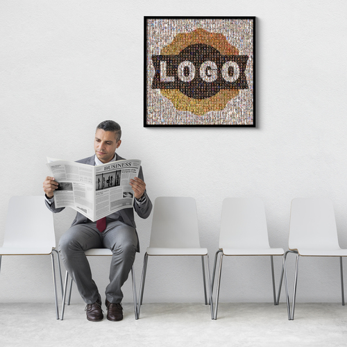 Mosaico Corporativo con Fotos de Empleados