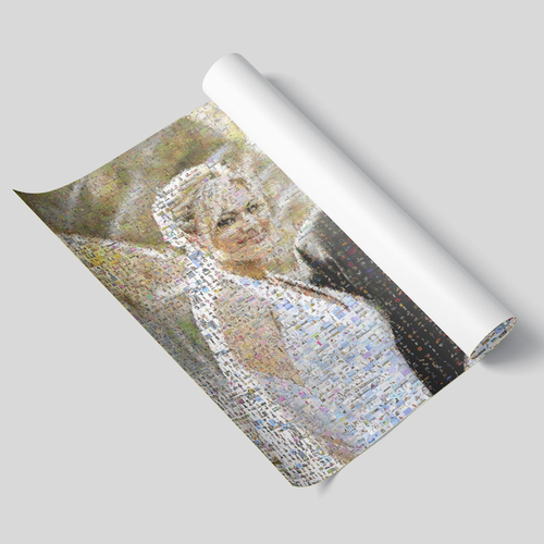 Fotomosaico personalizado para bodas