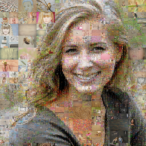 Retrato Personalizado en Fotomosaico