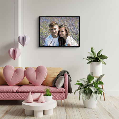 Fotomosaico personalizado para parejas