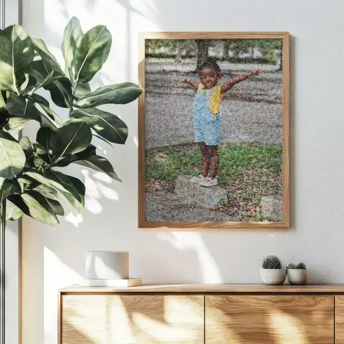 Fotomosaico infantil personalizado