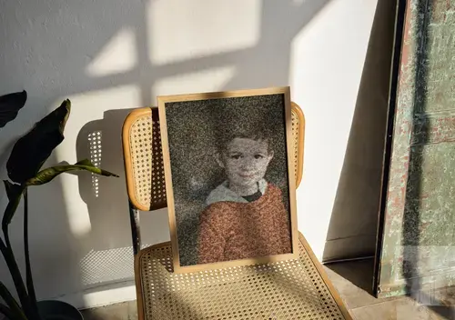 Fotomosaico infantil personalizado