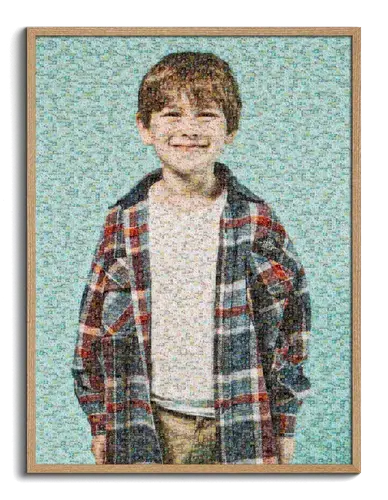 Fotomosaico infantil personalizado