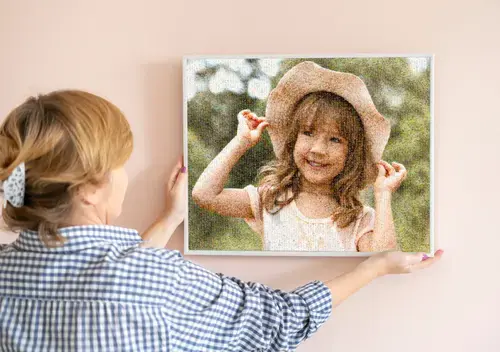 Fotomosaico infantil personalizado