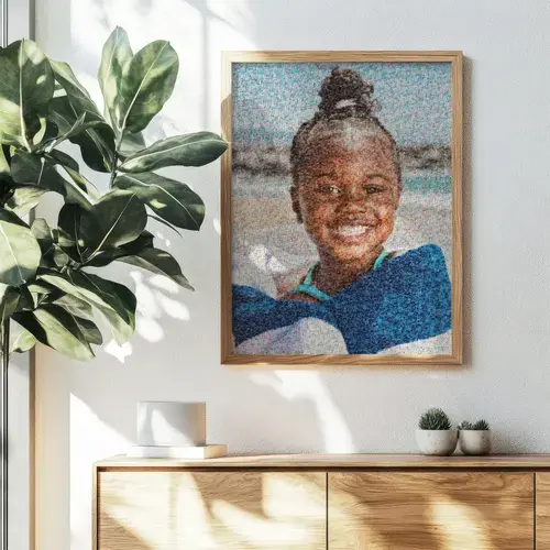 Fotomosaico infantil personalizado