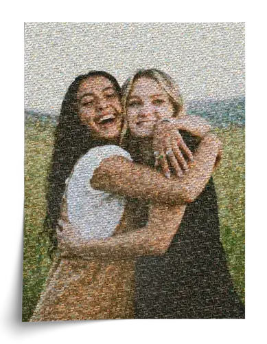 Fotomosaico personalizado para parejas