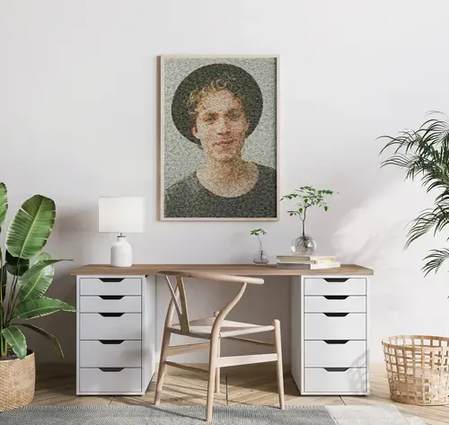Retrato Personalizado en Fotomosaico