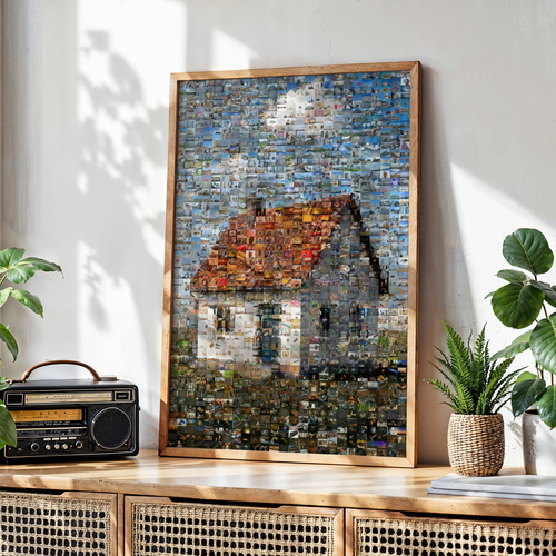 Crea online tu mosaico de fotos de tu casa con muchas fotos de la obra