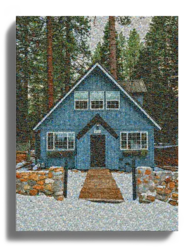 Mosaico de construcción: Casa de fotos de obra