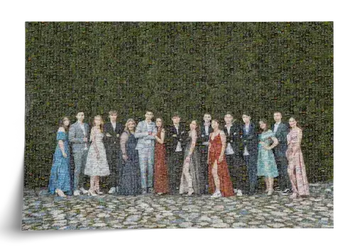 Mosaico de fotos: resumen anual familiar